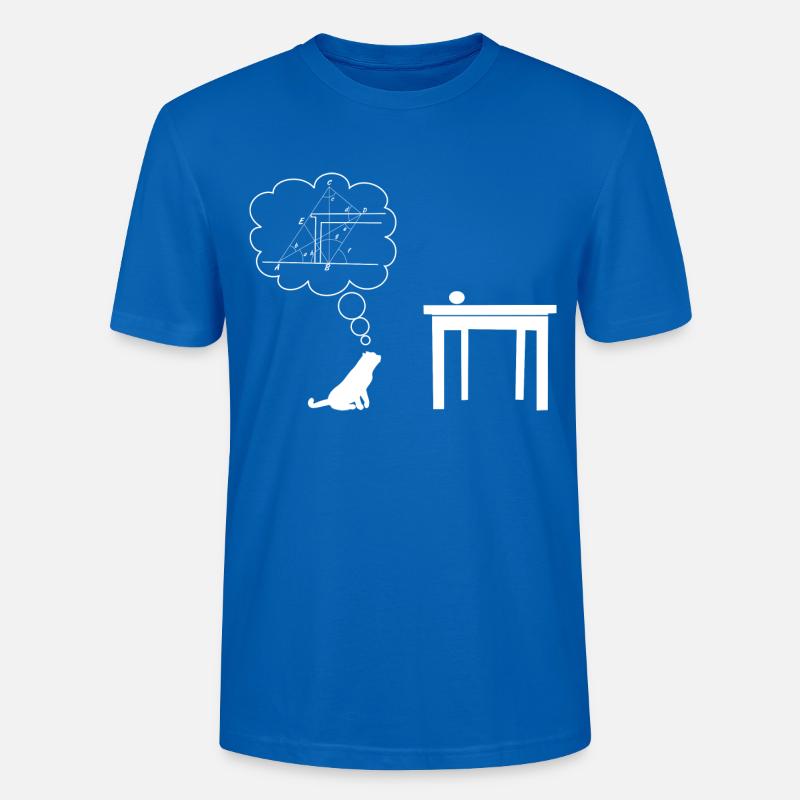 Katze sciencest - Stanley/Stella Unisex Bio-T-Shirt CRAFTER - Pfauenblau