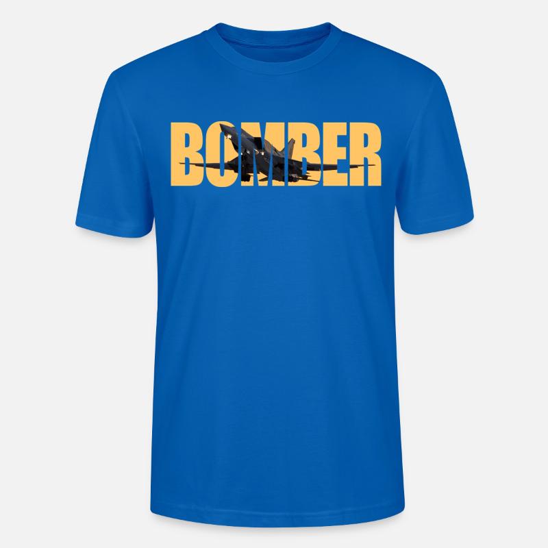 Bomber Tu-22 M3 - Stanley/Stella CRAFTER Unisex Organic T-Shirt - peacock-blue