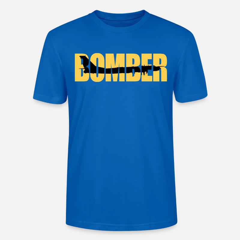 Bomber Tu-95 - Stanley/Stella Unisex Bio-T-Shirt CRAFTER - Pfauenblau