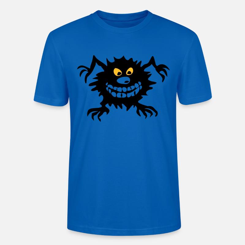 Monster - Eater - Stanley/Stella Unisex Bio-T-Shirt CRAFTER - Pfauenblau