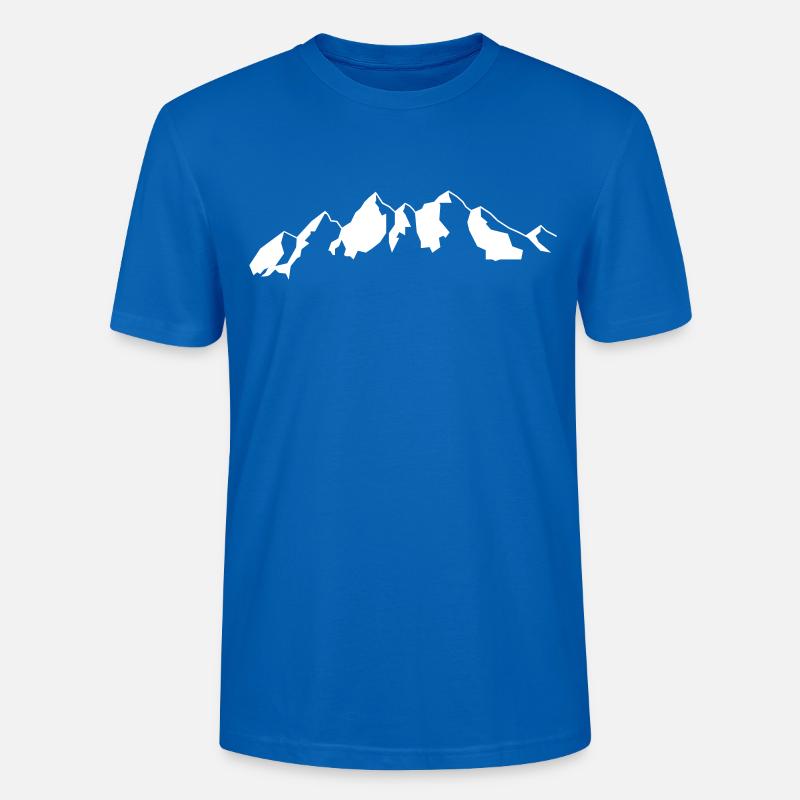 Berge - Stanley/Stella Unisex Bio-T-Shirt CRAFTER - Pfauenblau