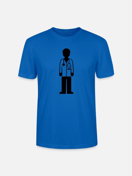 Doktor Arzt - Stanley/Stella Unisex Bio-T-Shirt CRAFTER - Pfauenblau