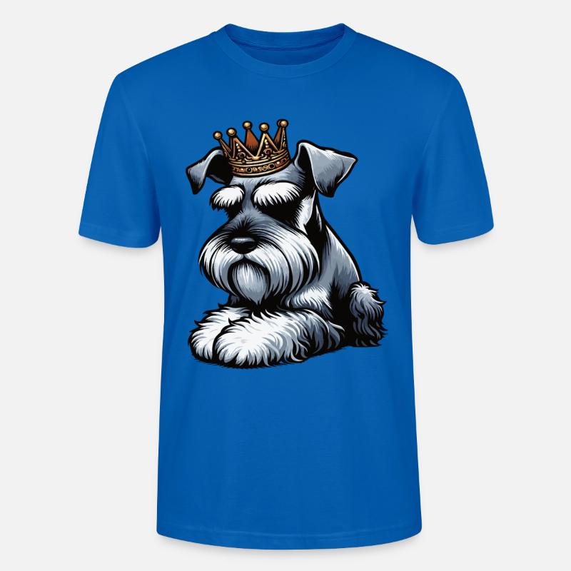 Schnauzer géant Schnauzer Propriétaire de Schnauzer - T-shirt bio CRAFTER Stanley Stella Unisexe - bleu paon