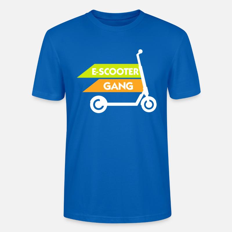 E-Scooter Roller - Stanley/Stella Unisex Bio-T-Shirt CRAFTER - Pfauenblau