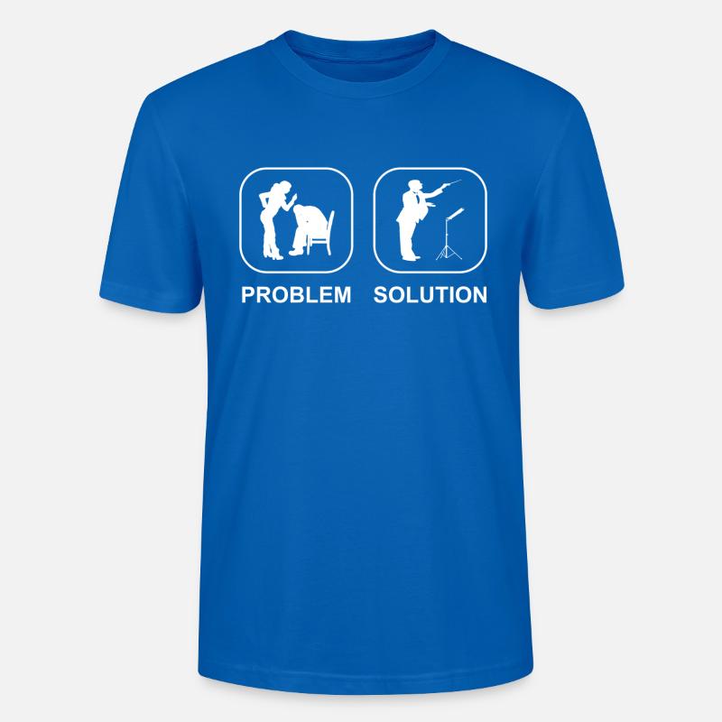 Dirigenten Musik Dirigent Geschenk Dirigieren - Stanley/Stella Unisex Bio-T-Shirt CRAFTER - Pfauenblau