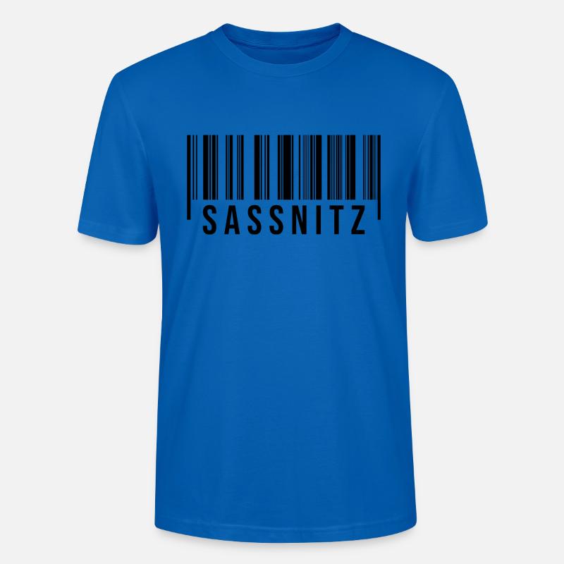 Sassnitz Strichcode - Stanley/Stella Unisex Bio-T-Shirt CRAFTER - Pfauenblau