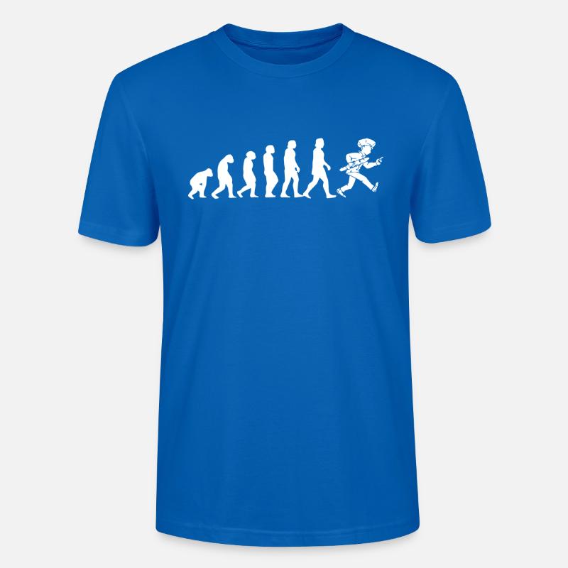 Baker - evolution - Stanley/Stella CRAFTER Unisex Organic T-Shirt - peacock-blue