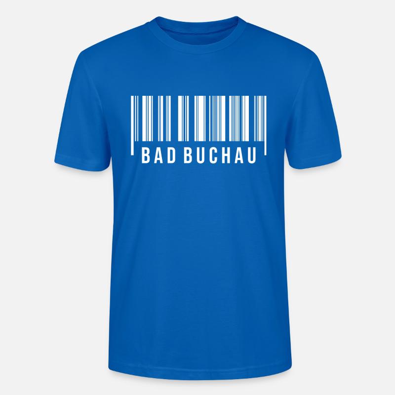 Schwabe Strichcode Bad Buchau - Stanley/Stella Unisex Bio-T-Shirt CRAFTER - Pfauenblau