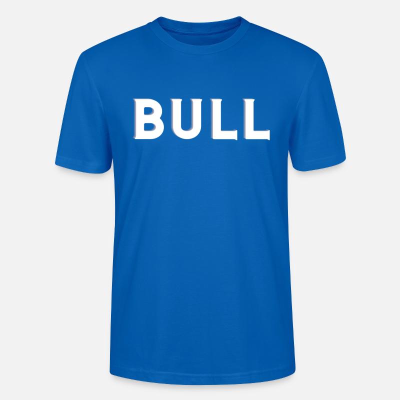 Stier, Text,Logo Design, - Stanley/Stella Unisex Bio-T-Shirt CRAFTER - Pfauenblau