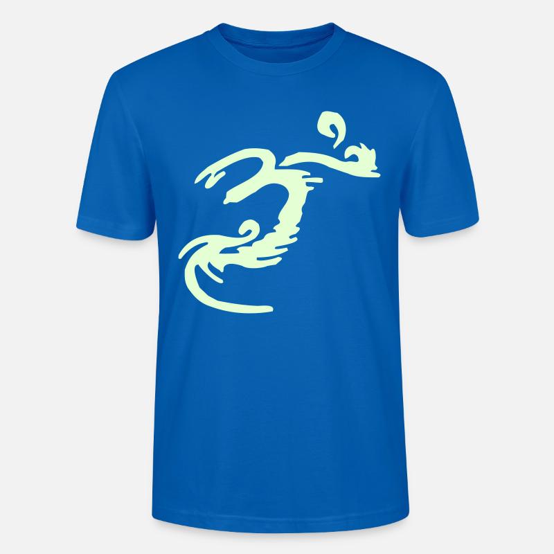 aum_fx2 - Stanley/Stella Unisex Bio-T-Shirt CRAFTER - Pfauenblau