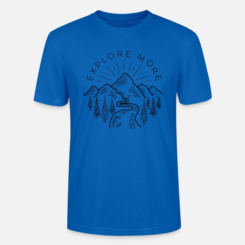 Explore more - Stanley/Stella Unisex Bio-T-Shirt CRAFTER - Pfauenblau