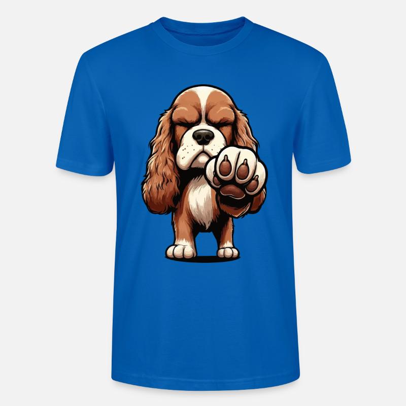 Cocker Spaniel Cockerhund Cocker Spaniel Besitzer - Stanley/Stella Unisex Bio-T-Shirt CRAFTER - Pfauenblau