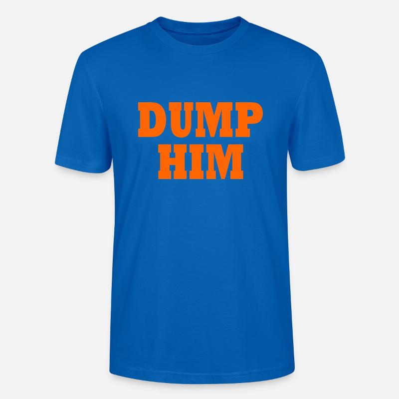 Dump him - T-shirt bio CRAFTER Stanley Stella Unisexe - bleu paon