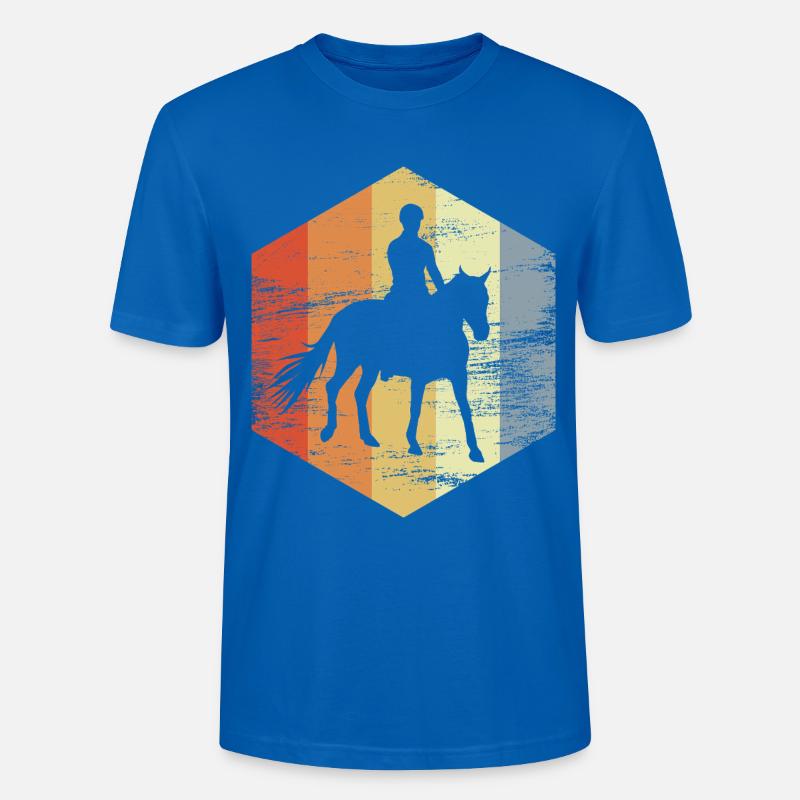 Look rétro de la conduite - T-shirt bio CRAFTER Stanley Stella Unisexe - bleu paon