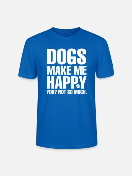 Hund Dog - Stanley/Stella Unisex Bio-T-Shirt CRAFTER - Pfauenblau