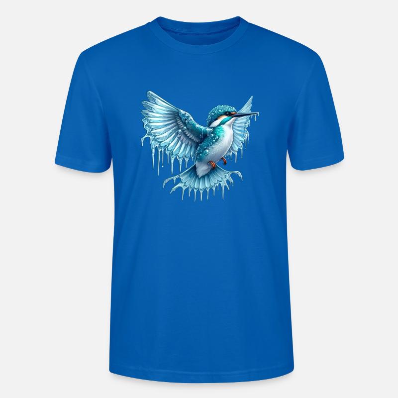 Eisvogel Eis - Stanley/Stella Unisex Bio-T-Shirt CRAFTER - Pfauenblau