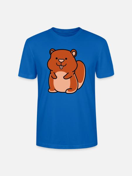 hamster - Stanley/Stella Unisex Bio-T-Shirt CRAFTER - Pfauenblau