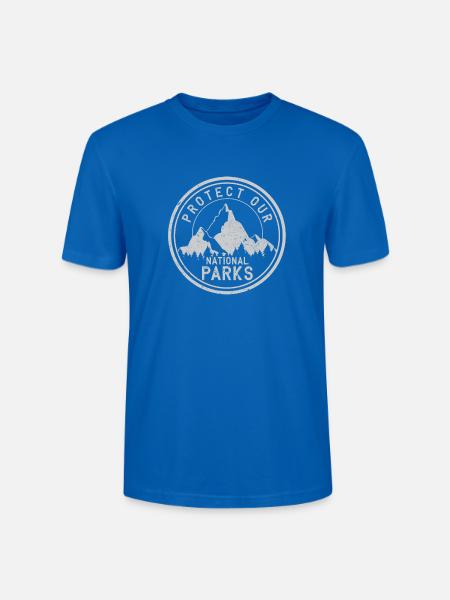 National Park - Stanley/Stella Unisex Bio-T-Shirt CRAFTER - Pfauenblau