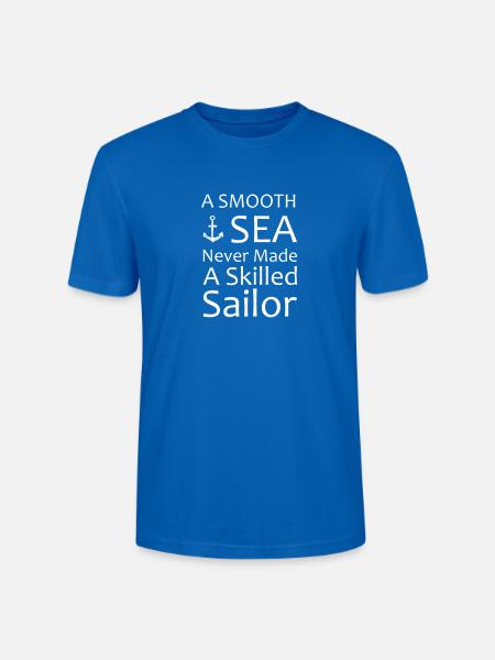 Segler & Seefahrer - Stanley/Stella Unisex Bio-T-Shirt CRAFTER - Pfauenblau