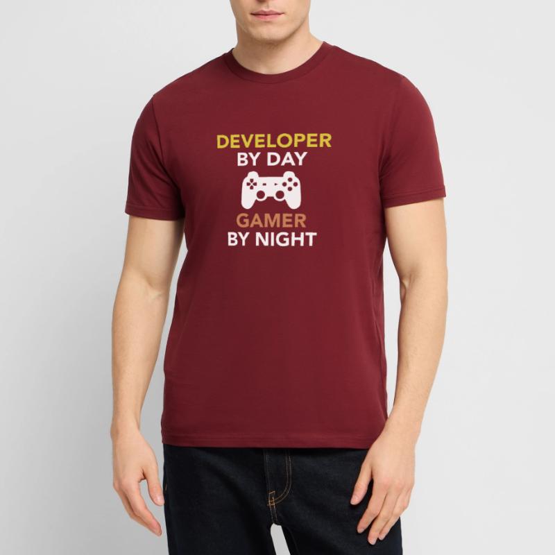 Gamer Software Developer Engineer Programmer Stanley/Stella CRAFTER Unisex Organic T-Shirt