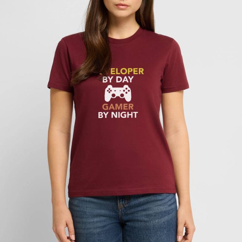 Gamer Software Developer Engineer Programmer Stanley/Stella CRAFTER Unisex Organic T-Shirt