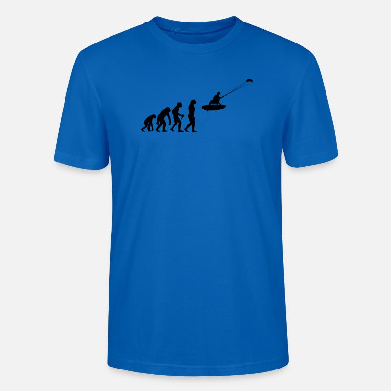 Evolution Kitesurf Wassersport Kitesurfer - Stanley/Stella Unisex Bio-T-Shirt CRAFTER - Pfauenblau
