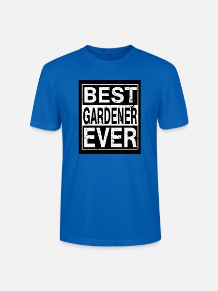 Gärtner Bester Gärtner - Stanley/Stella Unisex Bio-T-Shirt CRAFTER - Pfauenblau