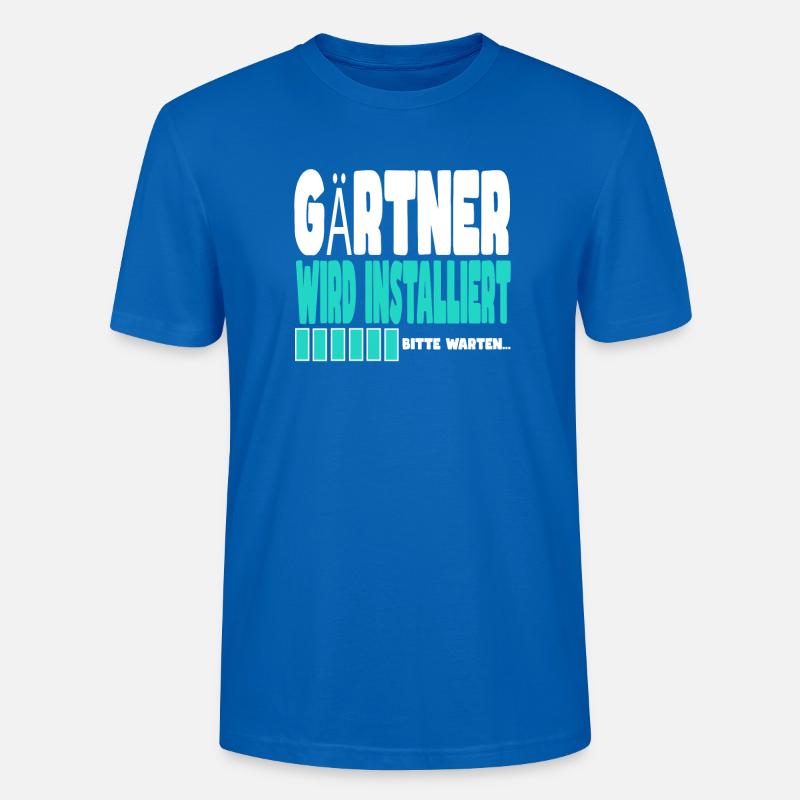 Goldschmied wird installiert - Stanley/Stella Unisex Bio-T-Shirt CRAFTER - Pfauenblau