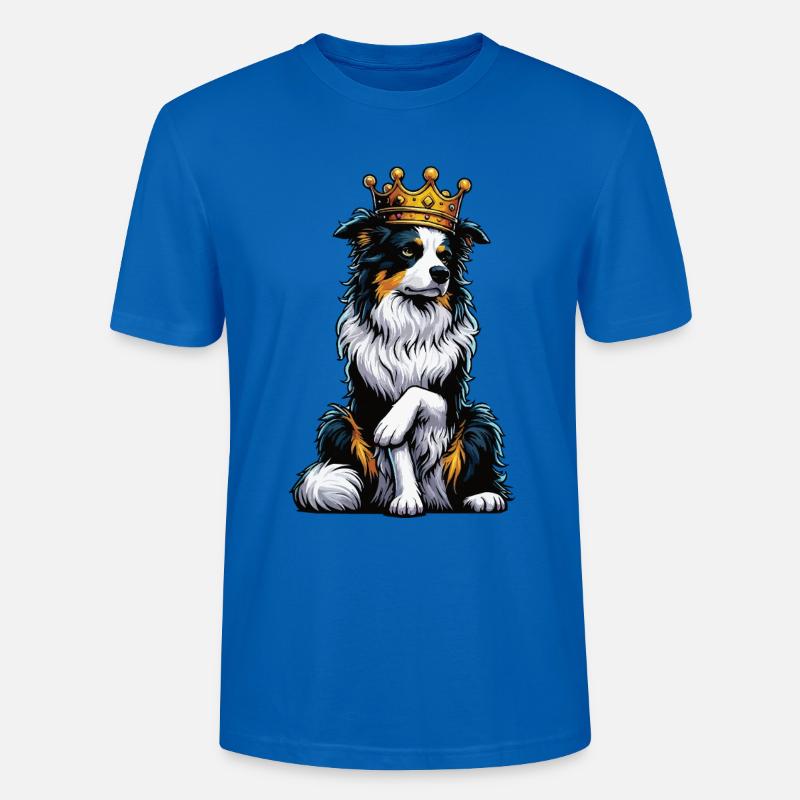 Australian Shepherd Aussie Aussie Owners Aussies - Stanley/Stella CRAFTER Unisex Organic T-Shirt - peacock-blue