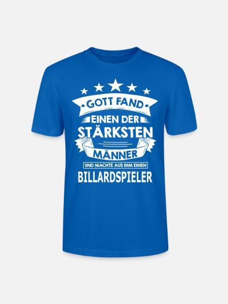 billardspieler - Stanley/Stella Unisex Bio-T-Shirt CRAFTER - Pfauenblau