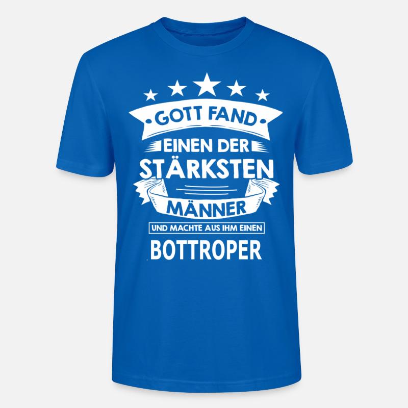 bottroper - Stanley/Stella Unisex Bio-T-Shirt CRAFTER - Pfauenblau