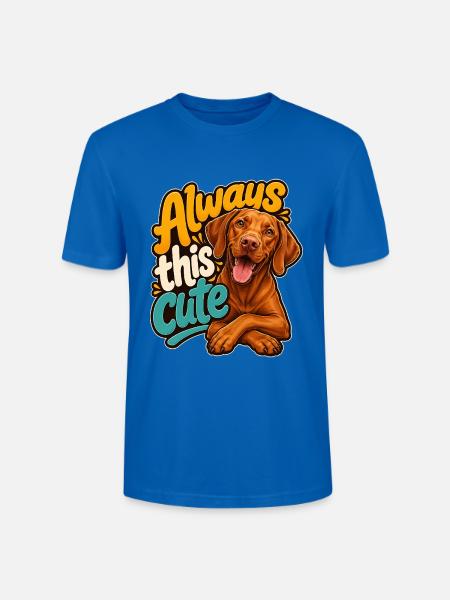 Ungarischer Pointer - Stanley/Stella Unisex Bio-T-Shirt CRAFTER - Pfauenblau