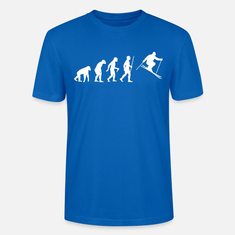 Ski Evolution - T-shirt bio CRAFTER Stanley Stella Unisexe - bleu paon