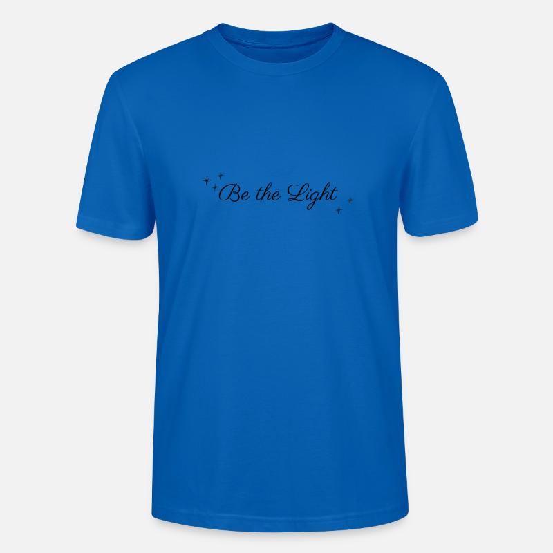 Sei das Licht - Stanley/Stella Unisex Bio-T-Shirt CRAFTER - Pfauenblau