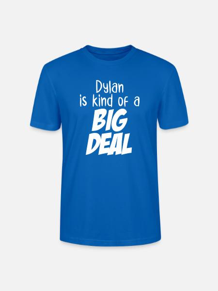 Dylan ist eine große Sache - Stanley/Stella Unisex Bio-T-Shirt CRAFTER - Pfauenblau