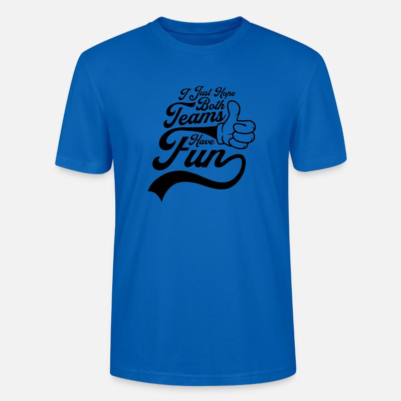 Both Teams Have Fun - Stanley/Stella Unisex Bio-T-Shirt CRAFTER - Pfauenblau