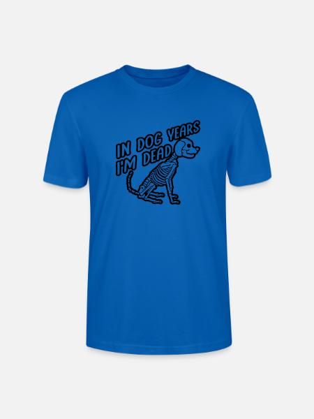 in dog years Dead - Stanley/Stella CRAFTER Unisex Organic T-Shirt - peacock-blue