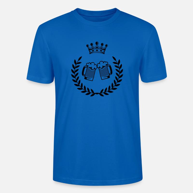 bier wappen 1 - Stanley/Stella Unisex Bio-T-Shirt CRAFTER - Pfauenblau