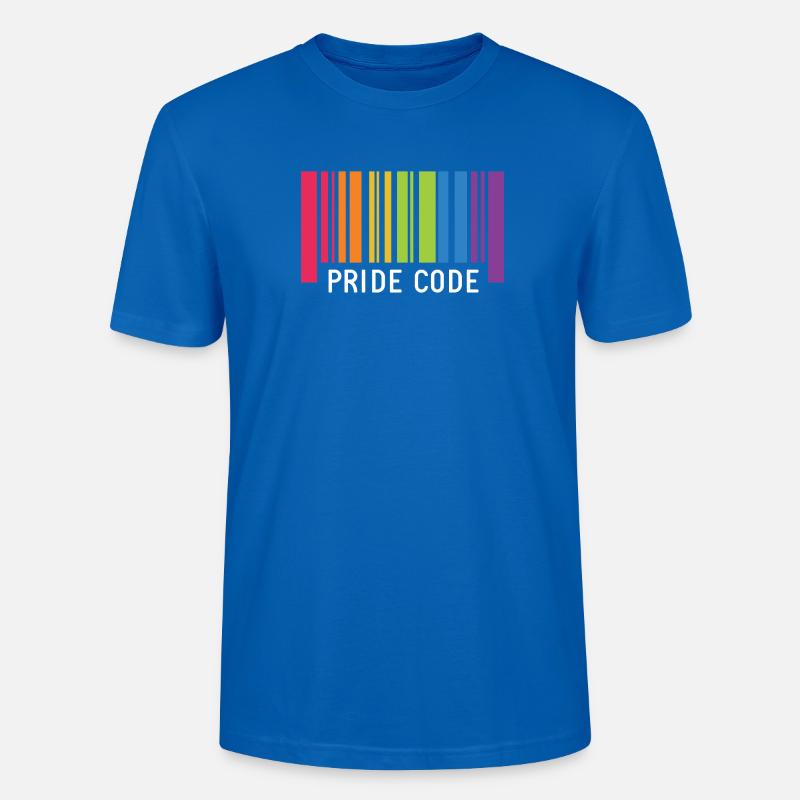 LGBT Pride Month - Pride Code - Stanley/Stella CRAFTER Unisex Organic T-Shirt - peacock-blue