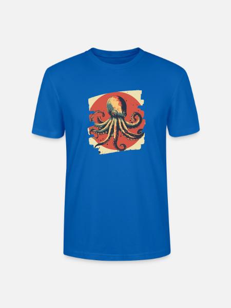 Octopus Octopus - Stanley/Stella CRAFTER Unisex Organic T-Shirt - peacock-blue