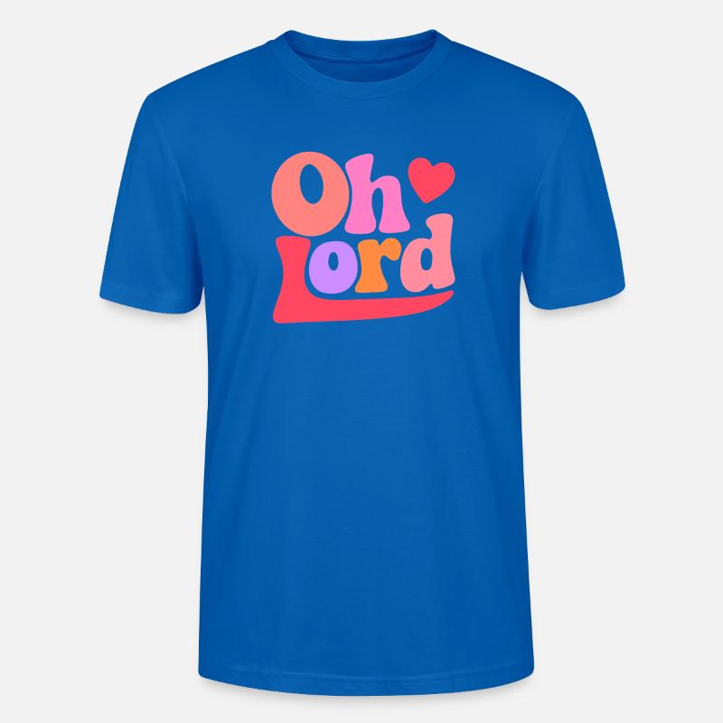 Oh Lord - Stanley/Stella Unisex Bio-T-Shirt CRAFTER - Pfauenblau