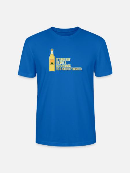 Whiskey Spruch Whiskeytrinker Whiskeyliebhaber - Stanley/Stella Unisex Bio-T-Shirt CRAFTER - Pfauenblau