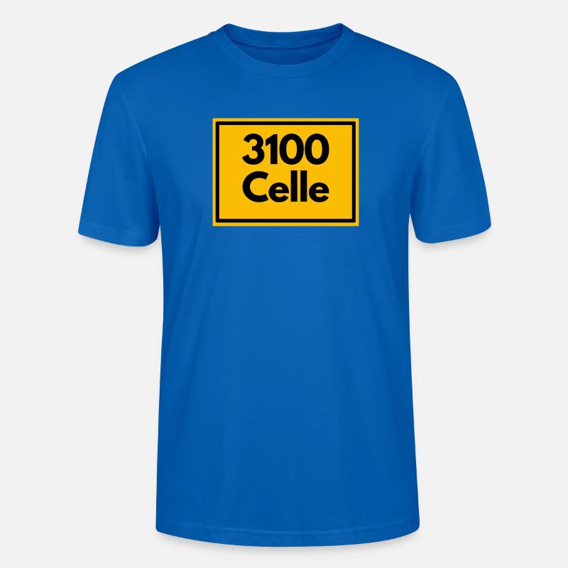 ANCIEN CODE POSTAL RETRO 3100 CELLE - T-shirt bio CRAFTER Stanley Stella Unisexe - bleu paon