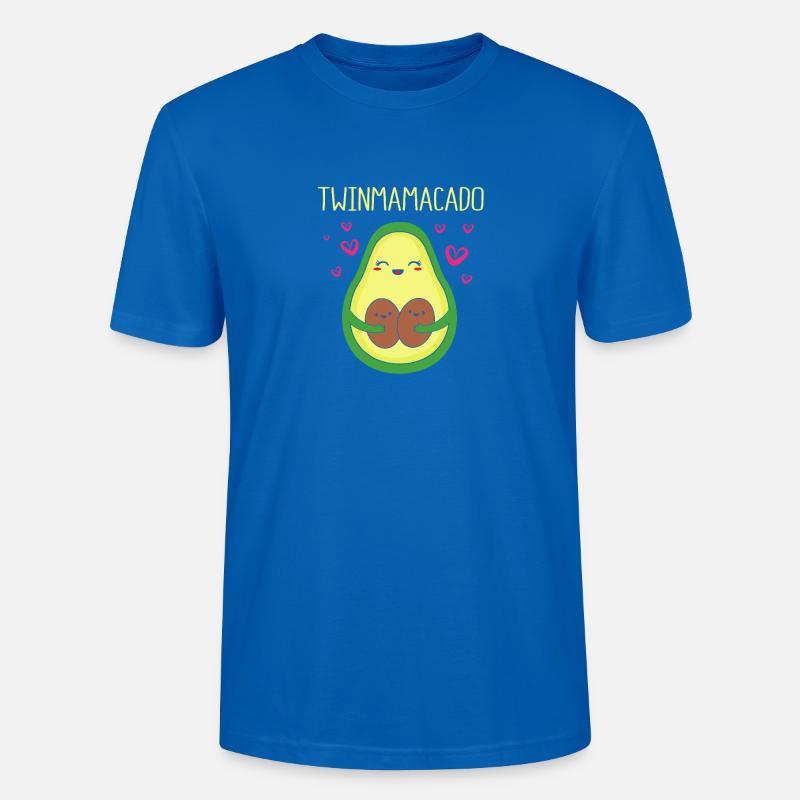 Zwilling Mutter Zwillinge Mama Geschenk - Stanley/Stella Unisex Bio-T-Shirt CRAFTER - Pfauenblau