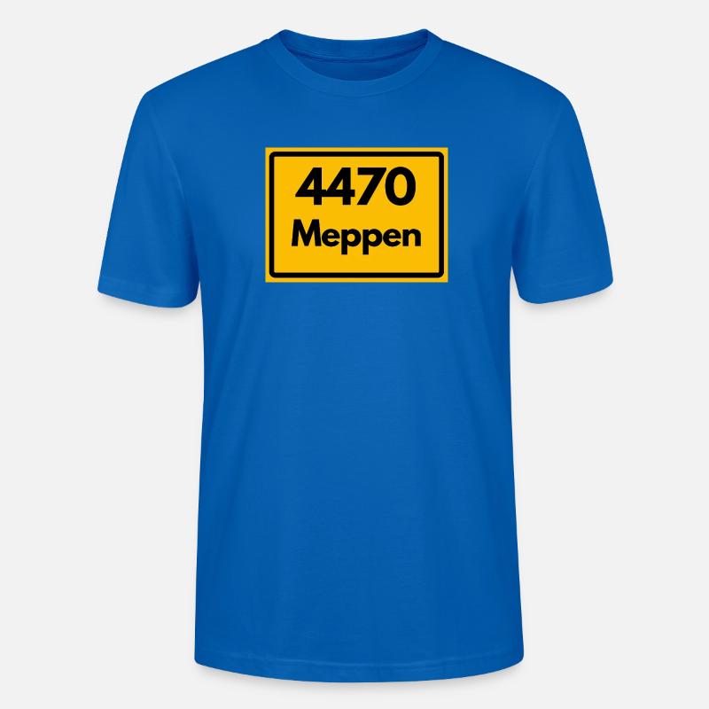 OLD POSTCODE POSTCODE RETRO 4470 MEPPEN - Stanley/Stella CRAFTER Unisex Organic T-Shirt - peacock-blue