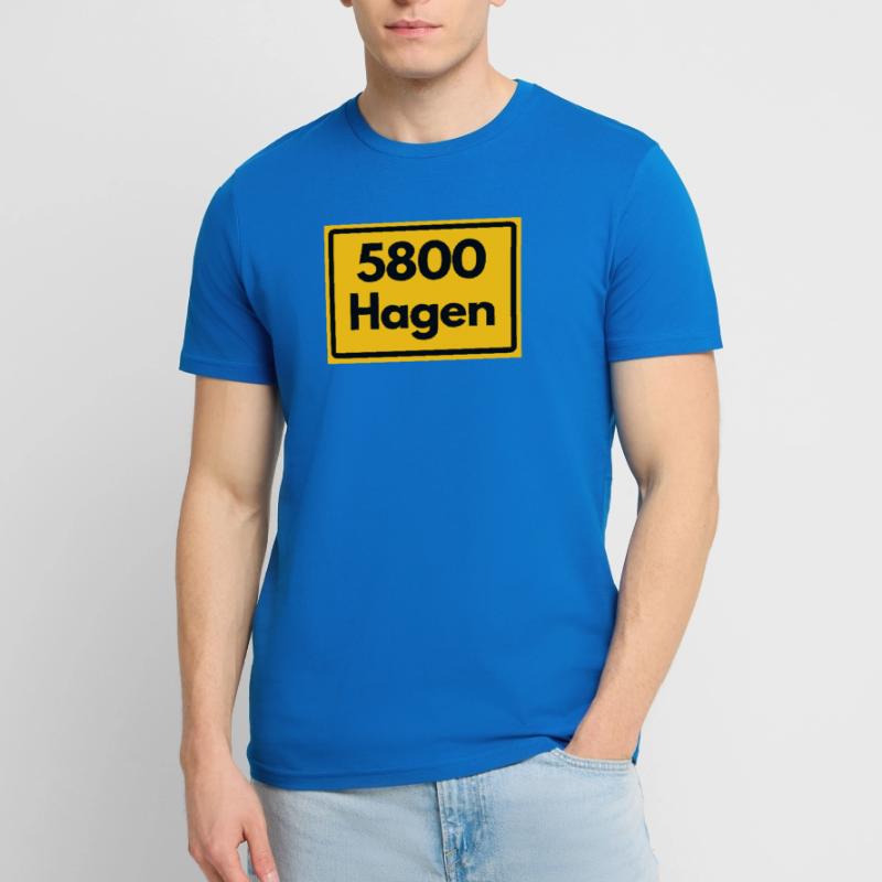 OLD POSTCODE POSTCODE RETRO 5800 HAGEN Stanley/Stella CRAFTER Unisex Organic T-Shirt