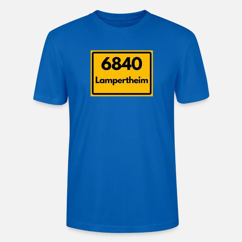 OLD POSTCODE POSTCODE RETRO 6840 LAMPERTHEIM - Stanley/Stella CRAFTER Unisex Organic T-Shirt - peacock-blue
