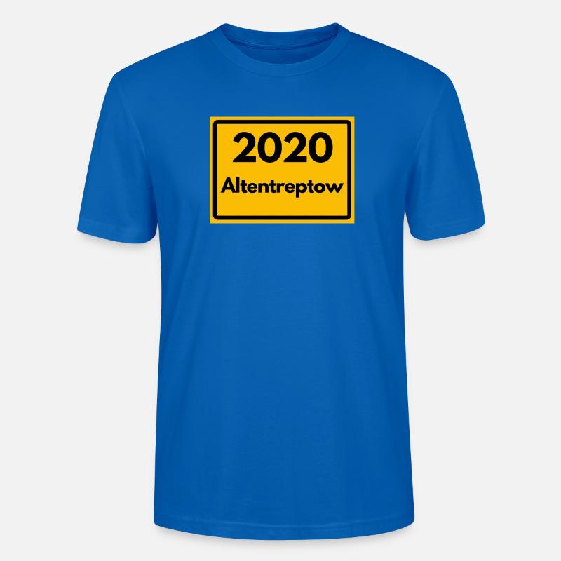 ANCIEN CODE POSTAL RÉTRO 2020 ALTENTREPTOW - T-shirt bio CRAFTER Stanley Stella Unisexe - bleu paon