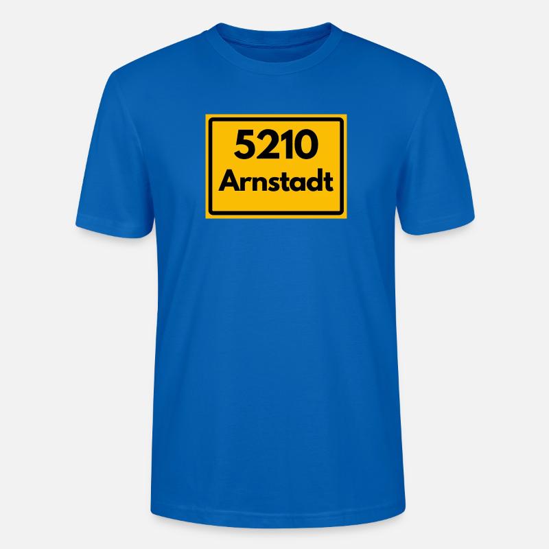 OLD POSTCODE POSTCODE 5210 Arnstadt Bachstadt - Stanley/Stella CRAFTER Unisex Organic T-Shirt - peacock-blue