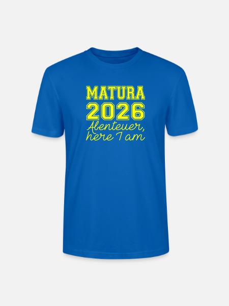 Matura 2026 Spruch - Stanley/Stella CRAFTER Unisex Organic T-Shirt - peacock-blue